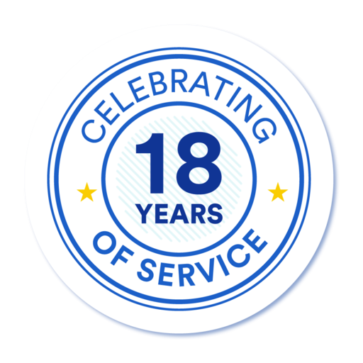 Celebrating 18 Years of Service